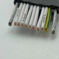 TVVBG9*0.75mm平方+2G扁線帶鋼絲電動門排線